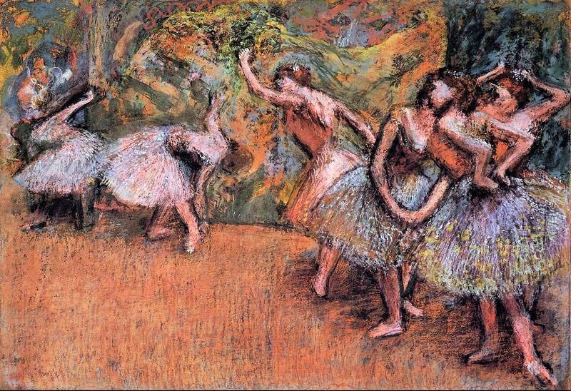 Edgar Degas Ballet Scene III